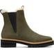 Toms Ankle Boots - Olive Green - 10016854 Dakota